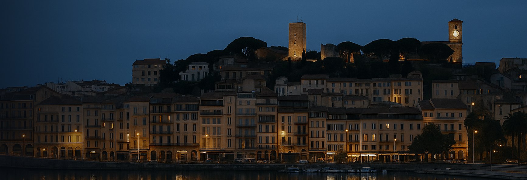 Cannes skyline