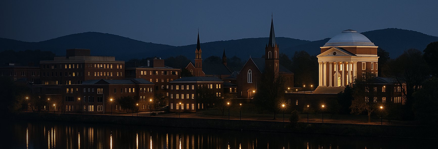 Charlottesville skyline