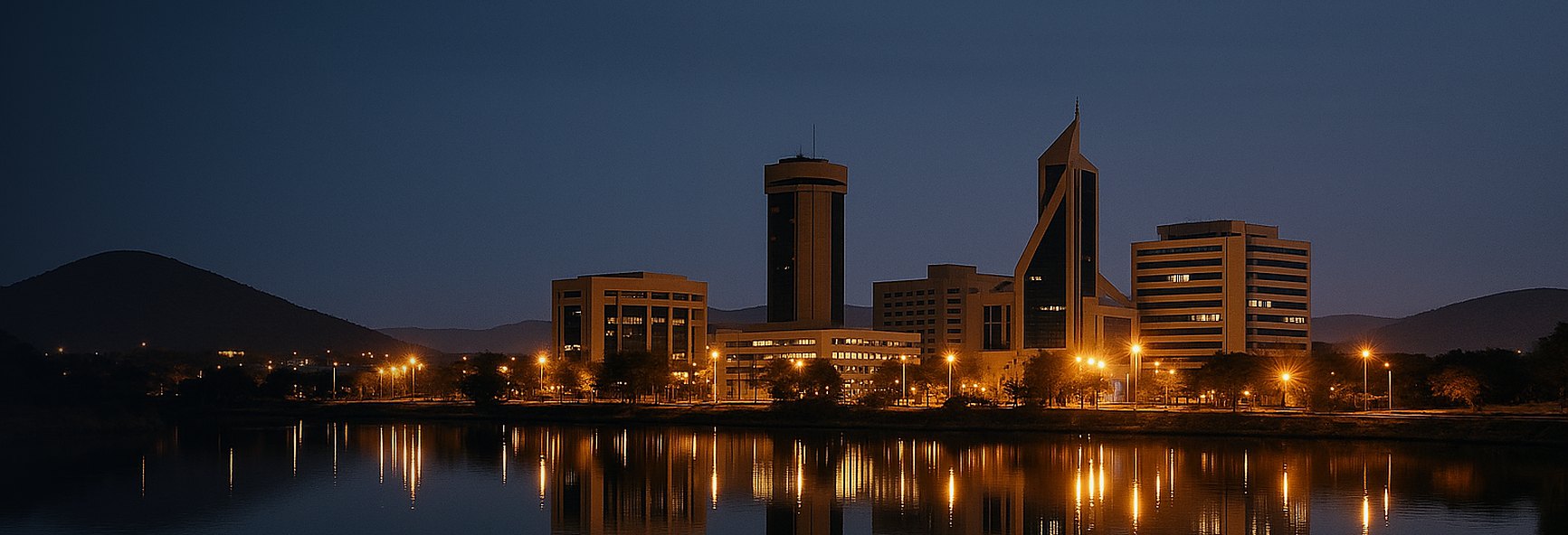 Gaborone skyline