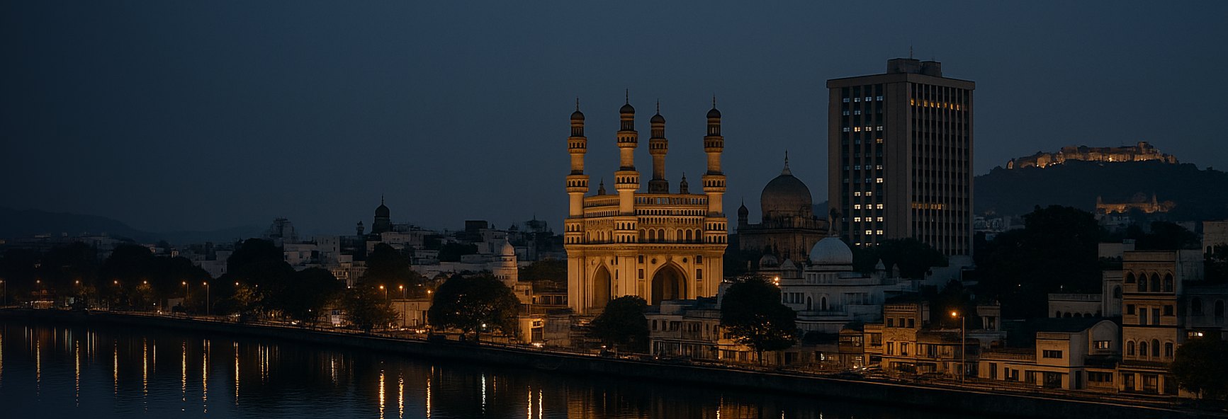 Hyderabad skyline