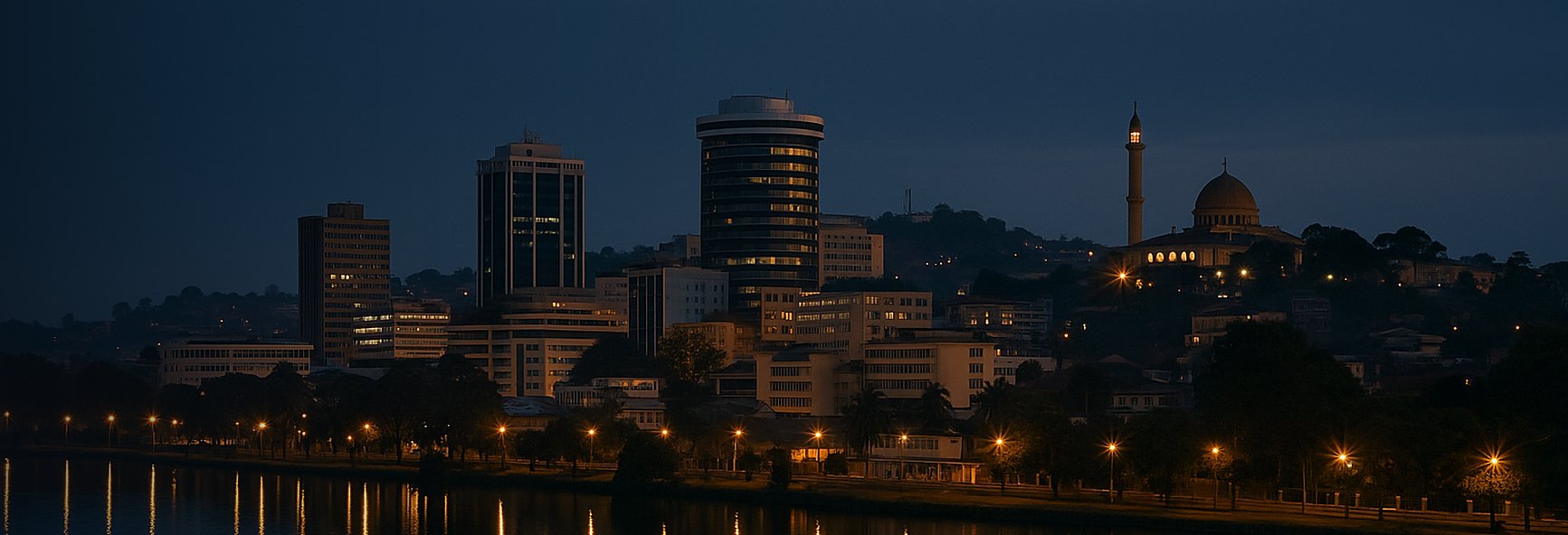 Kampala skyline