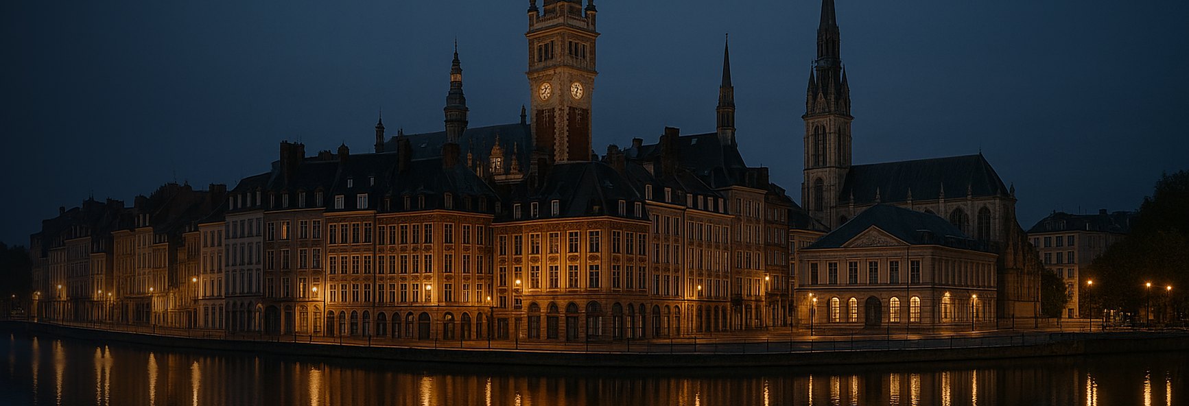 Lille skyline