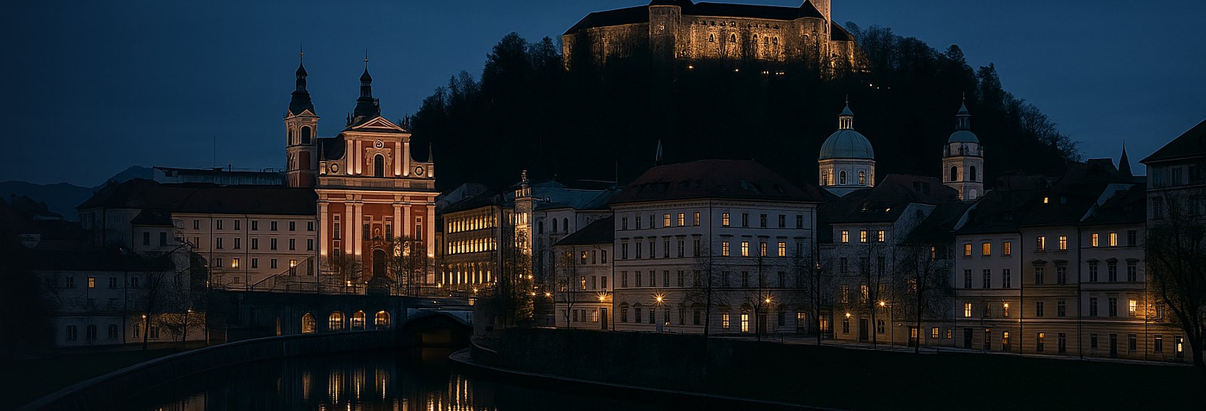 Ljubljana skyline