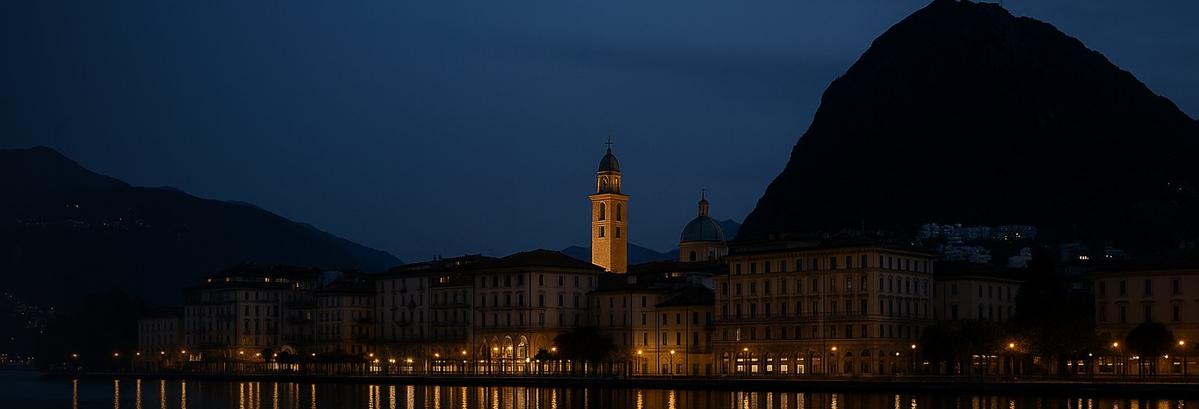 Lugano skyline