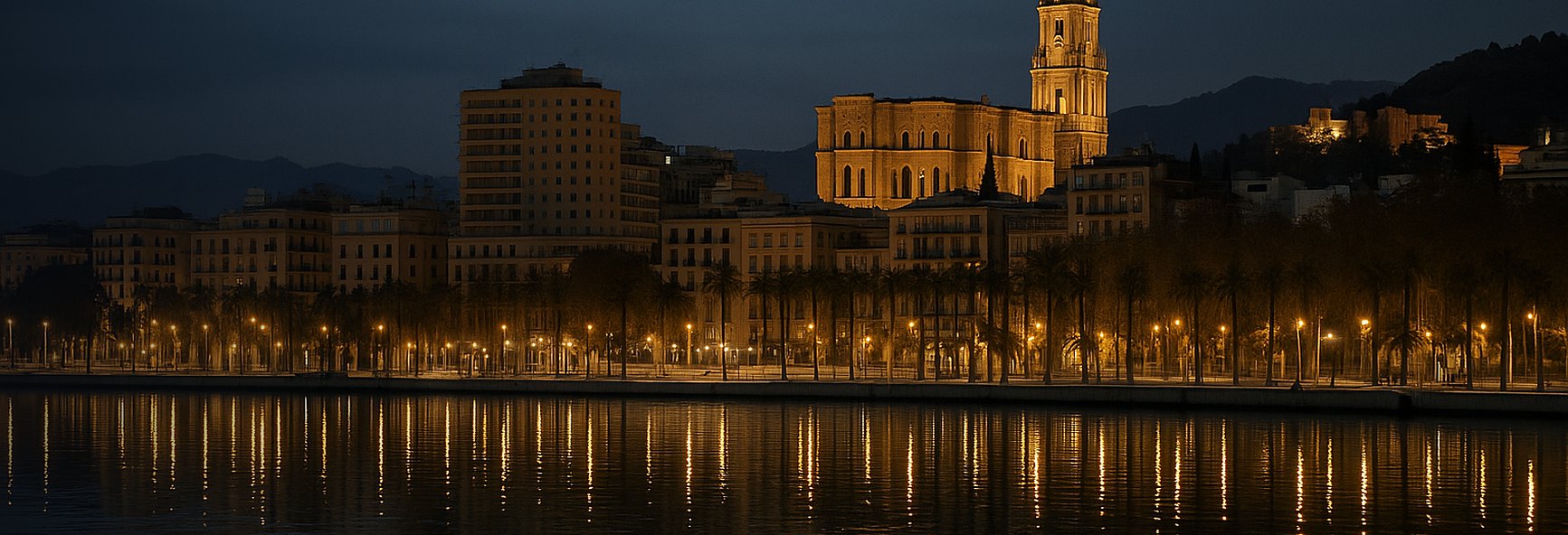 Málaga skyline