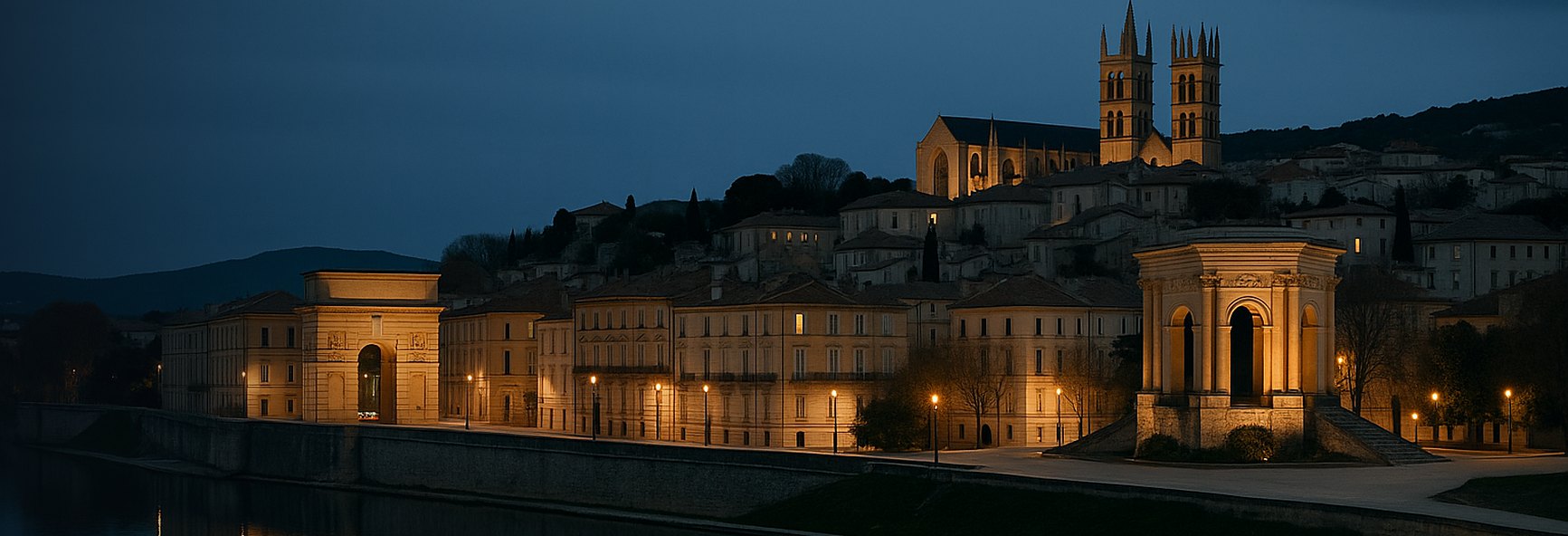 Montpellier skyline