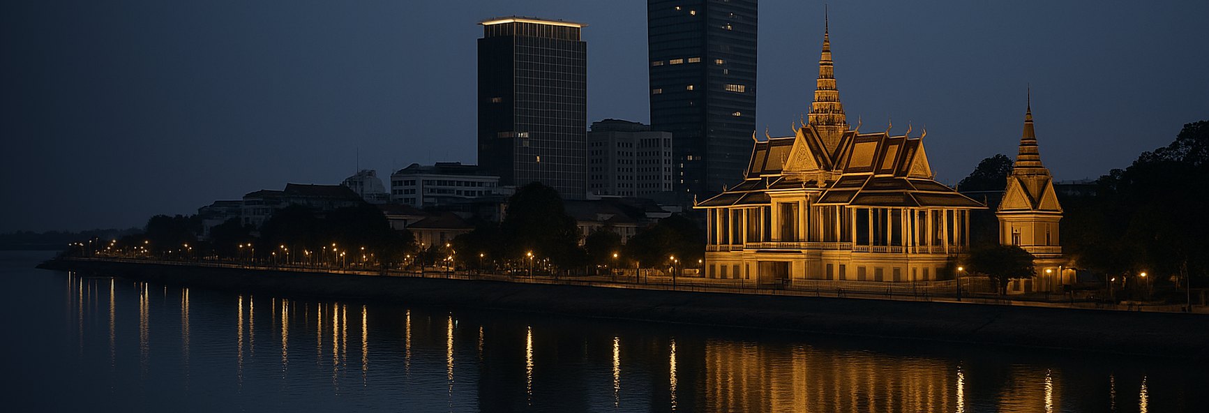 Phnom Penh skyline