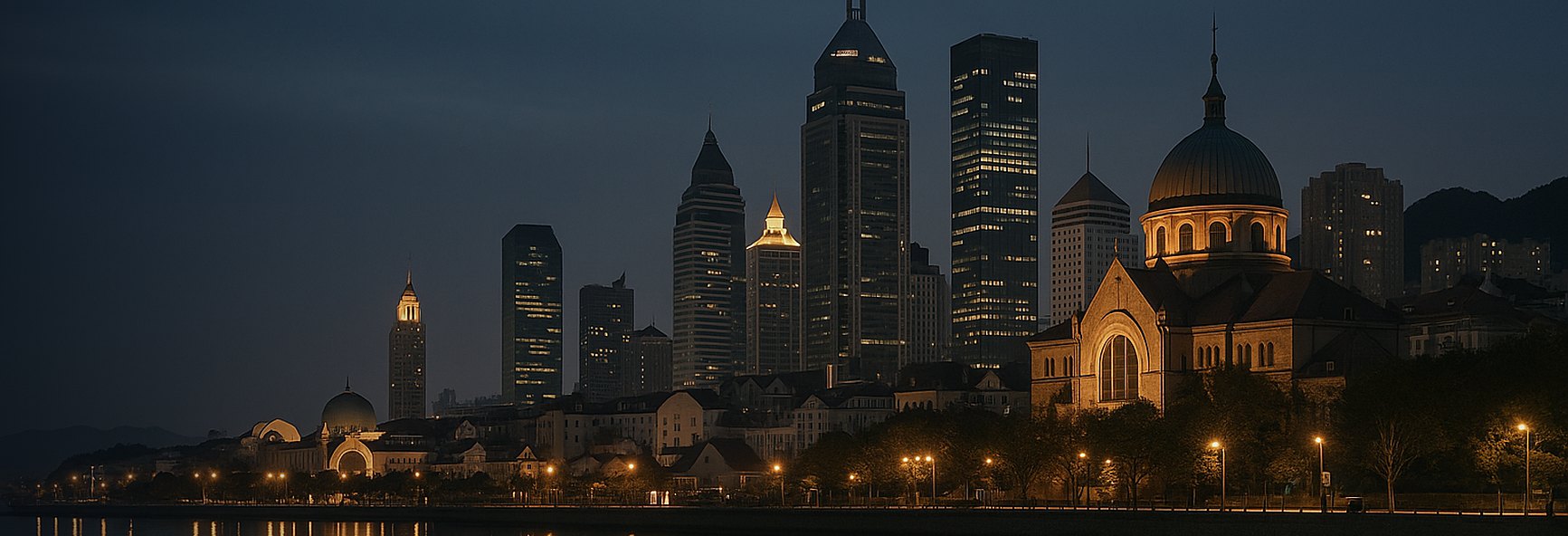 Qingdao skyline