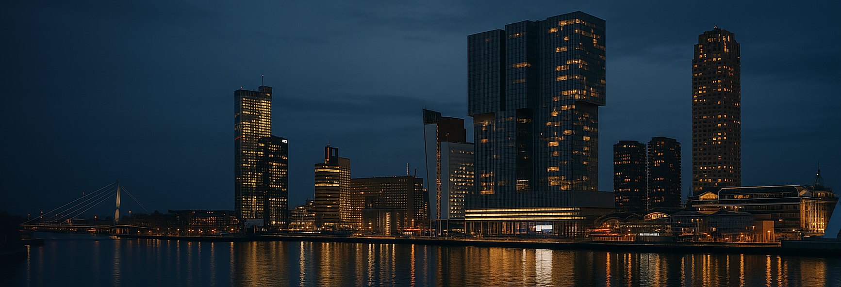Rotterdam skyline