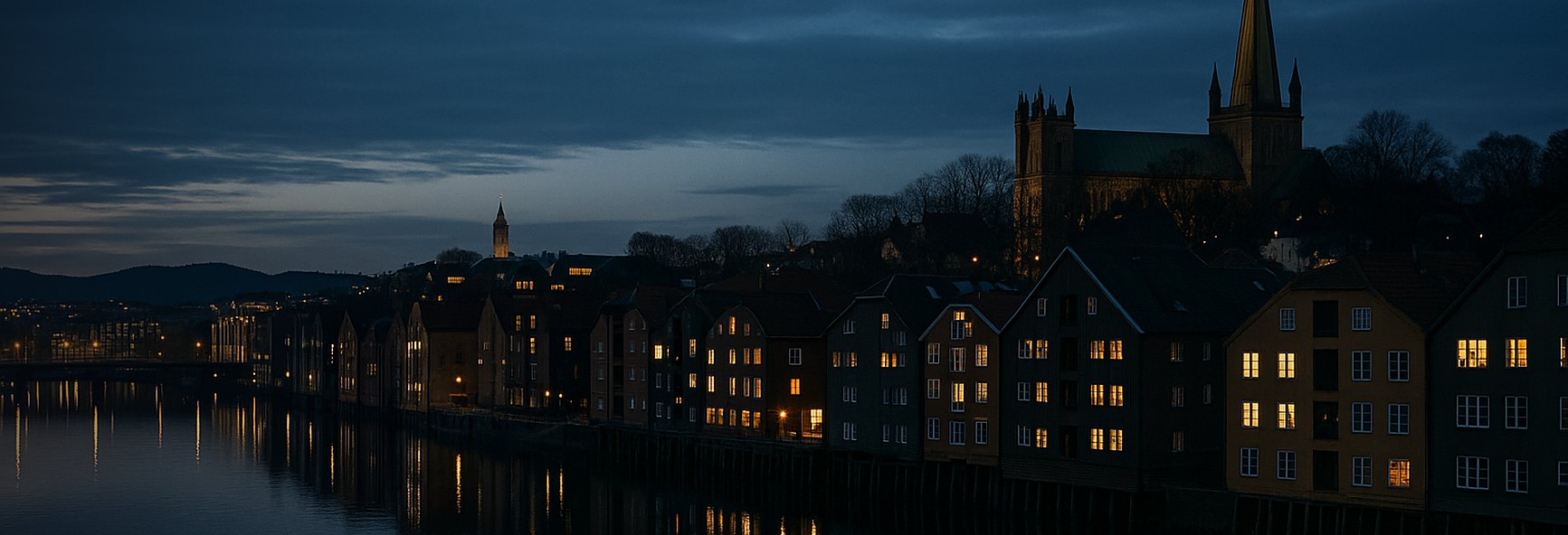 Trondheim skyline