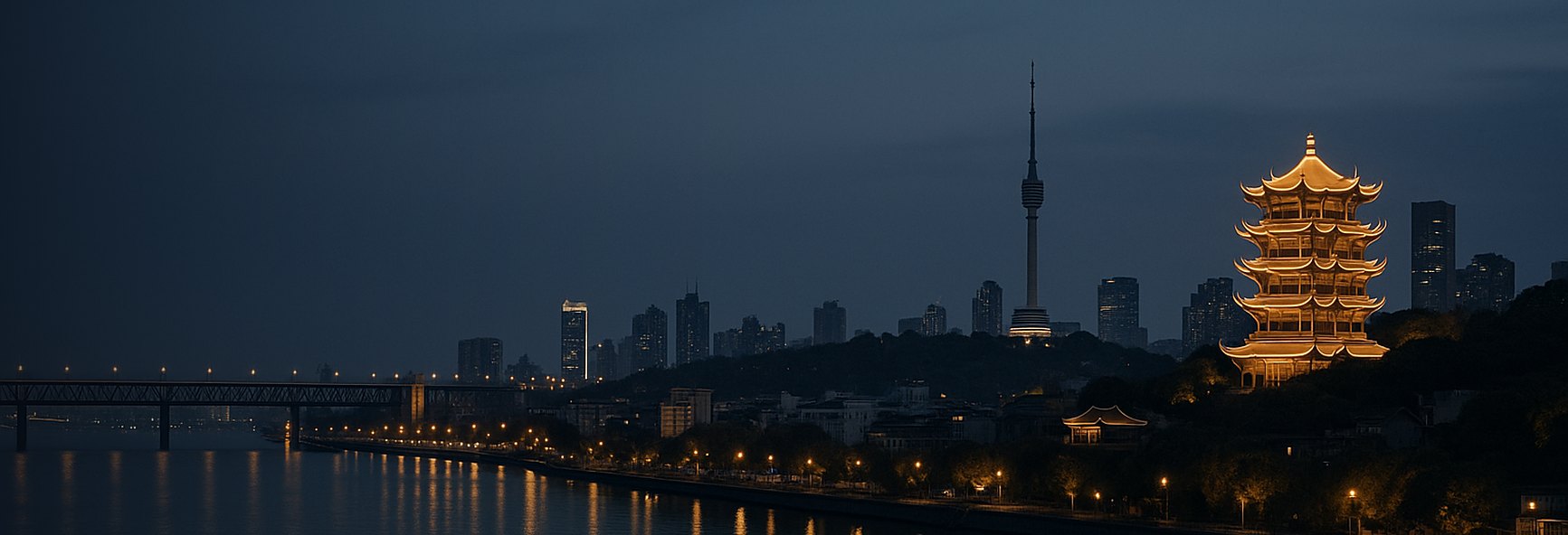 Wuhan skyline