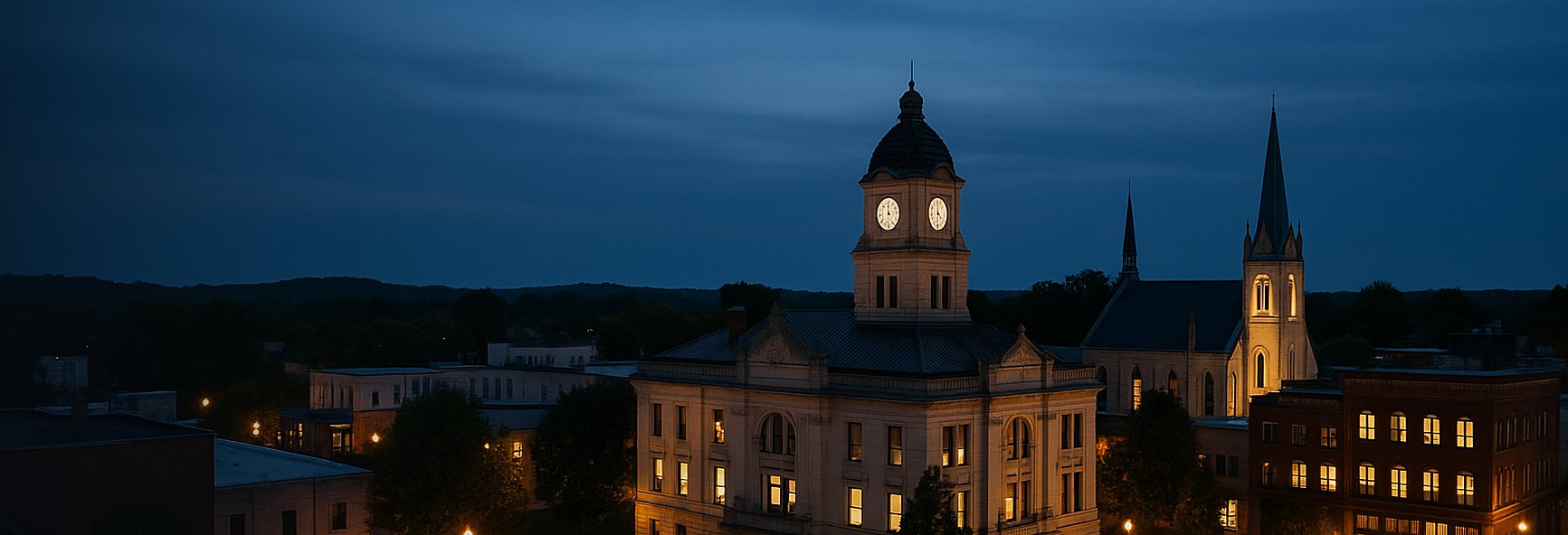 Bloomington skyline
