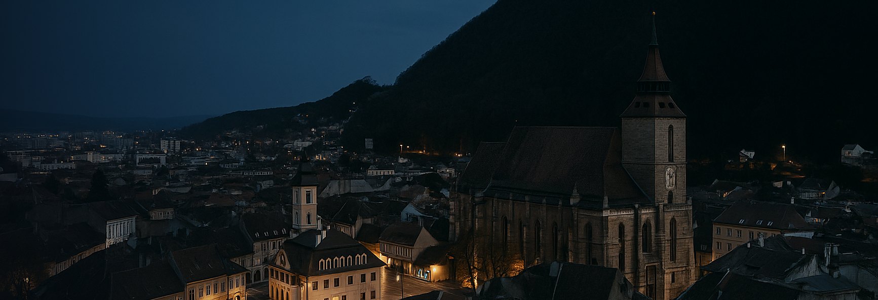 Brașov skyline