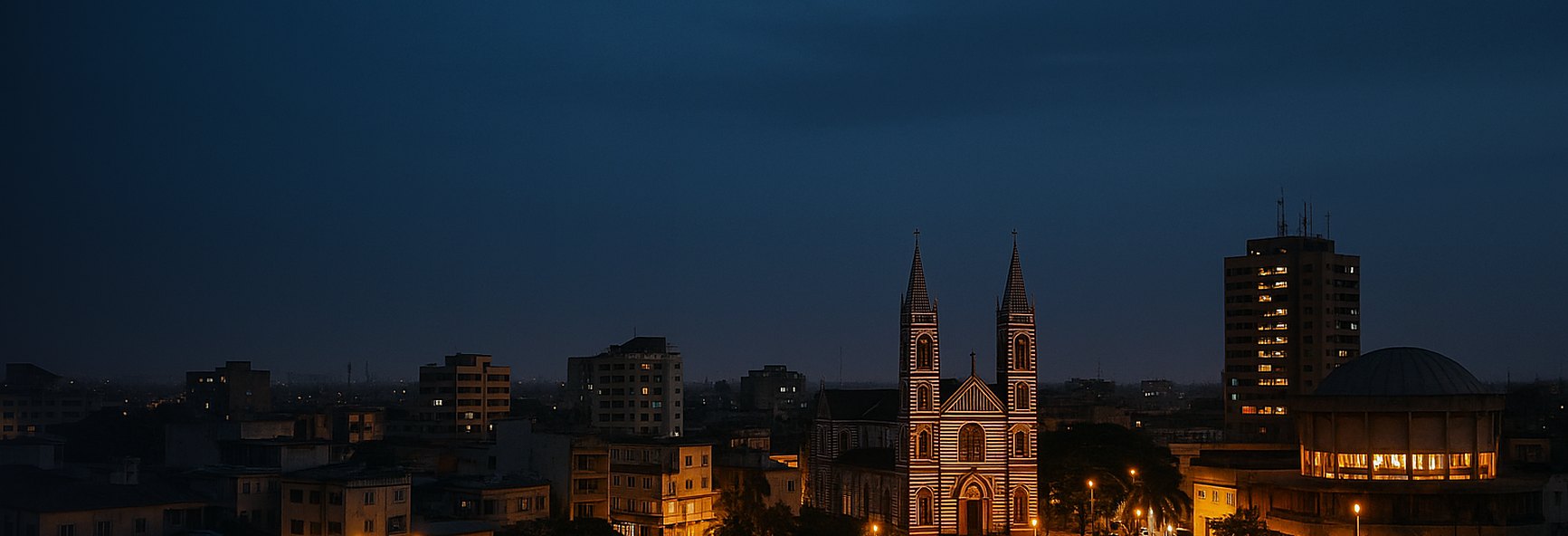 Cotonou skyline