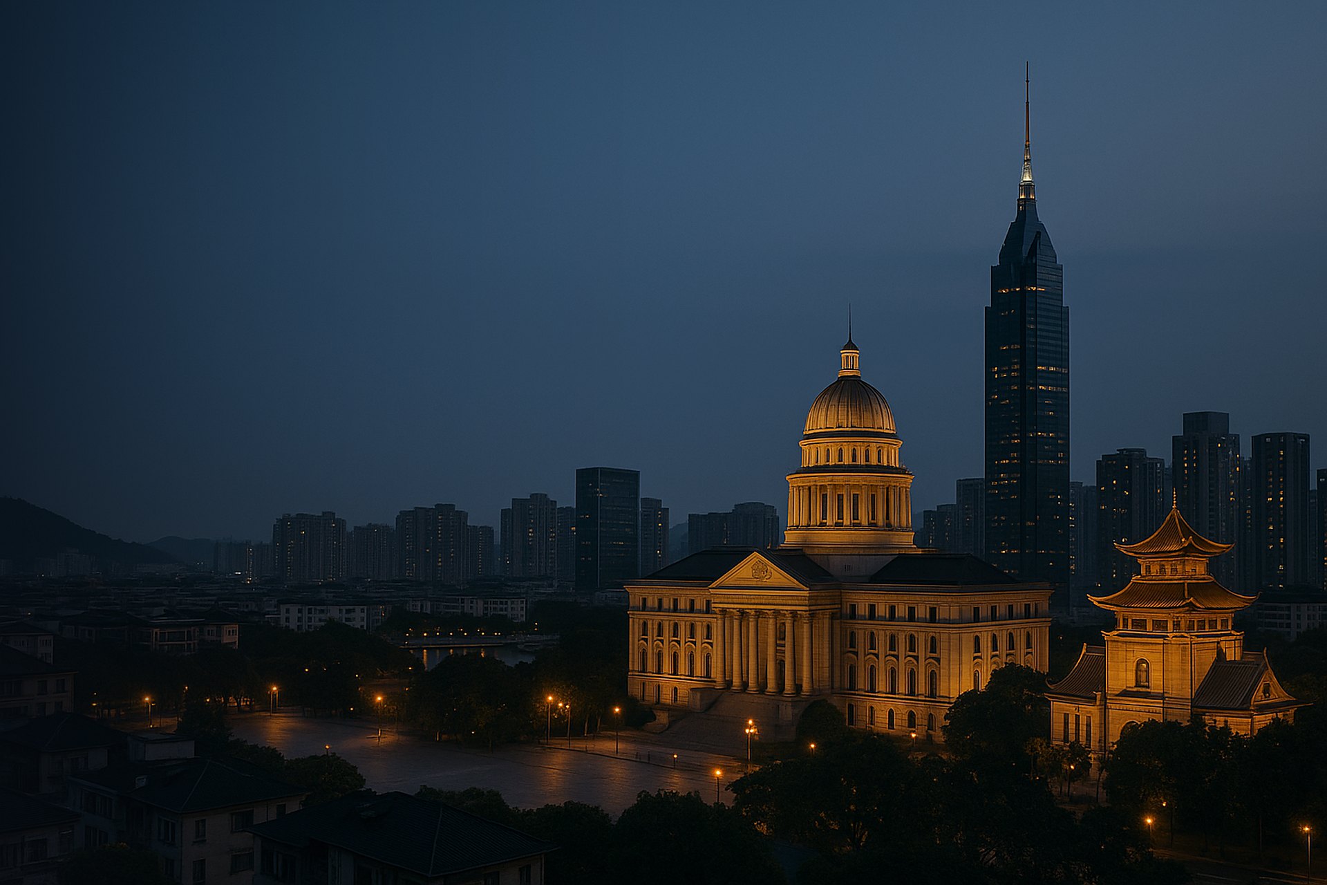 Dongguan skyline
