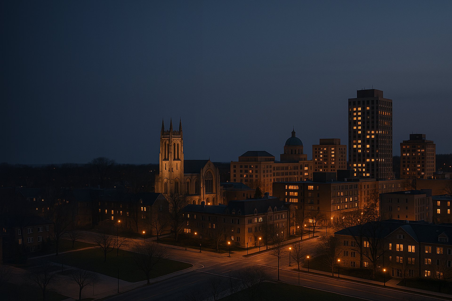 Evanston skyline