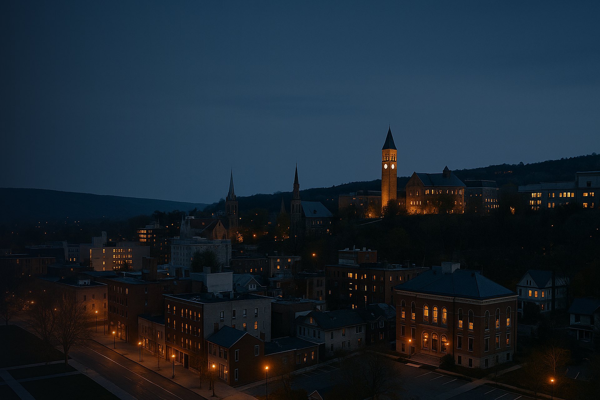 Ithaca skyline