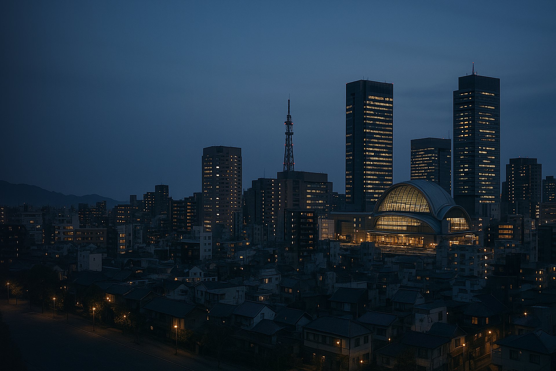 Kawasaki skyline