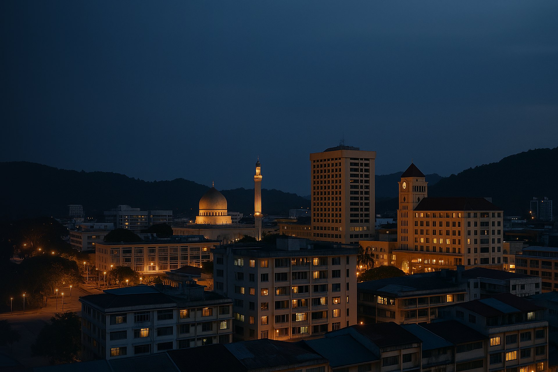 Kota Kinabalu skyline
