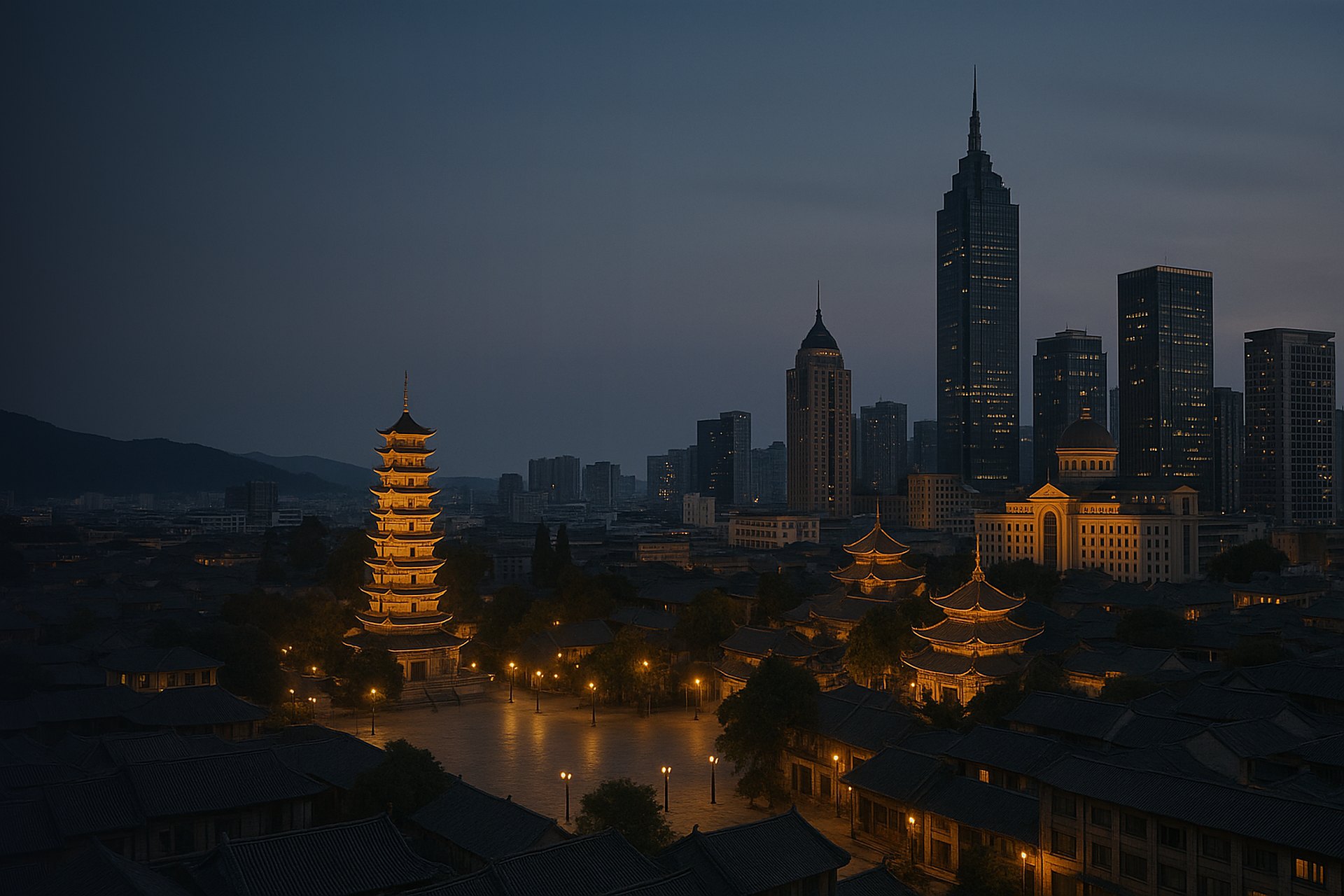 Kunming skyline