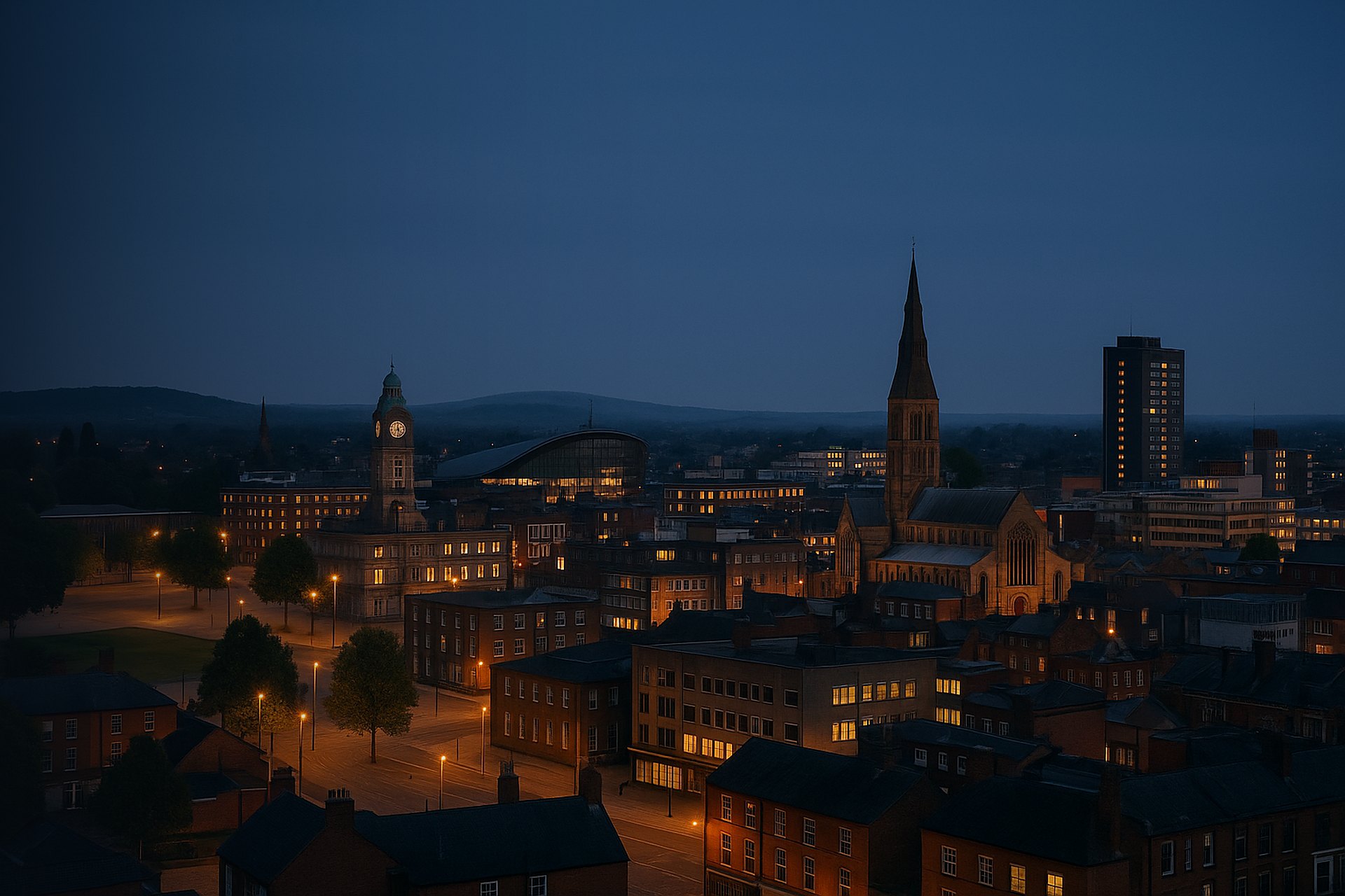 Leicester skyline