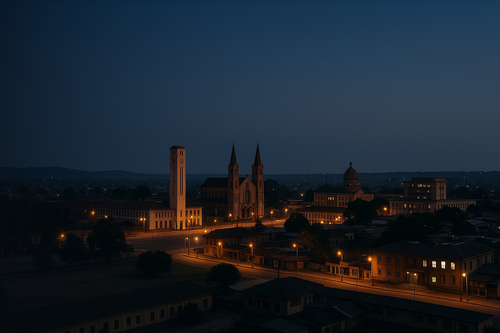 Lubumbashi skyline