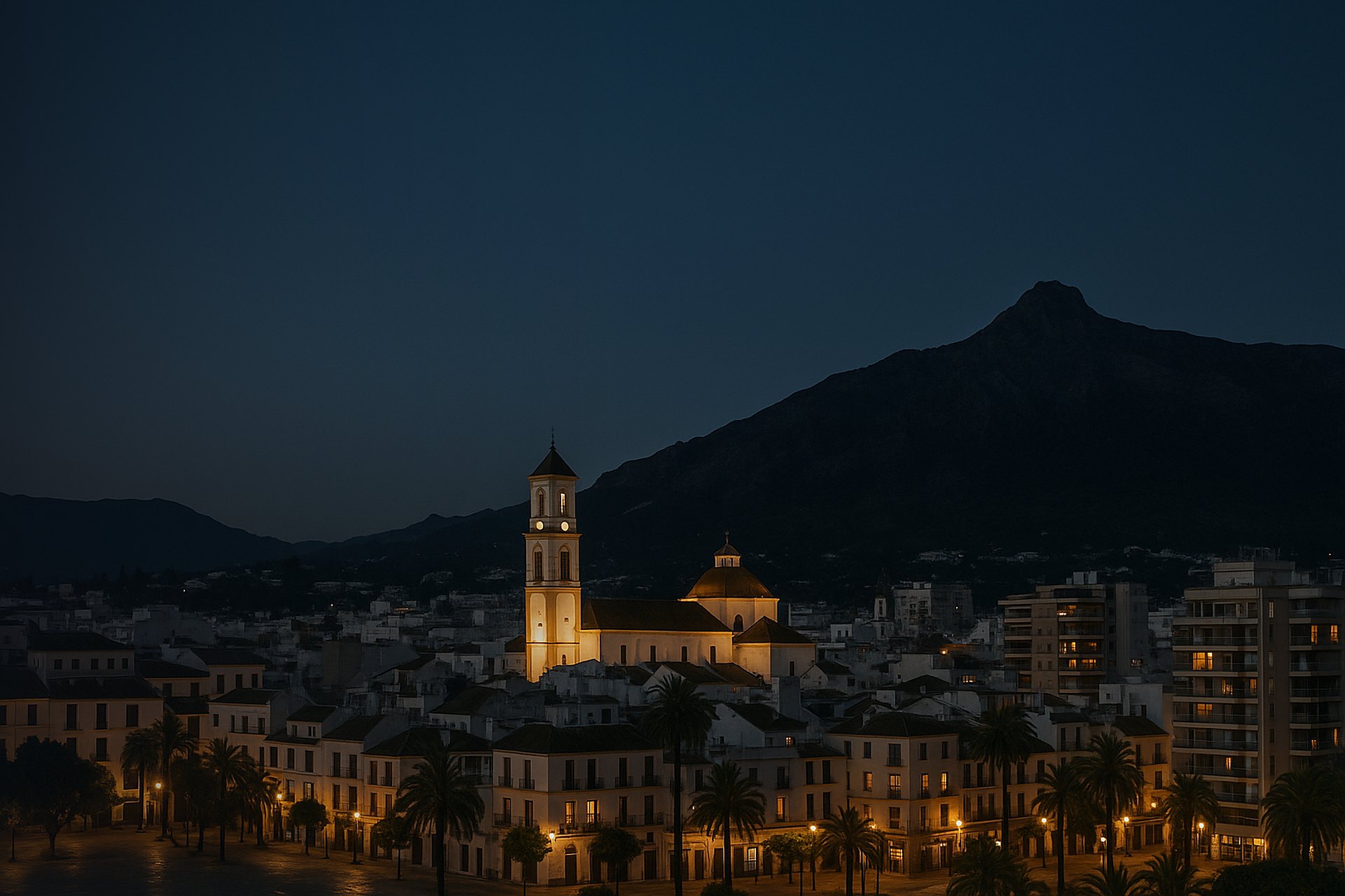 Marbella skyline