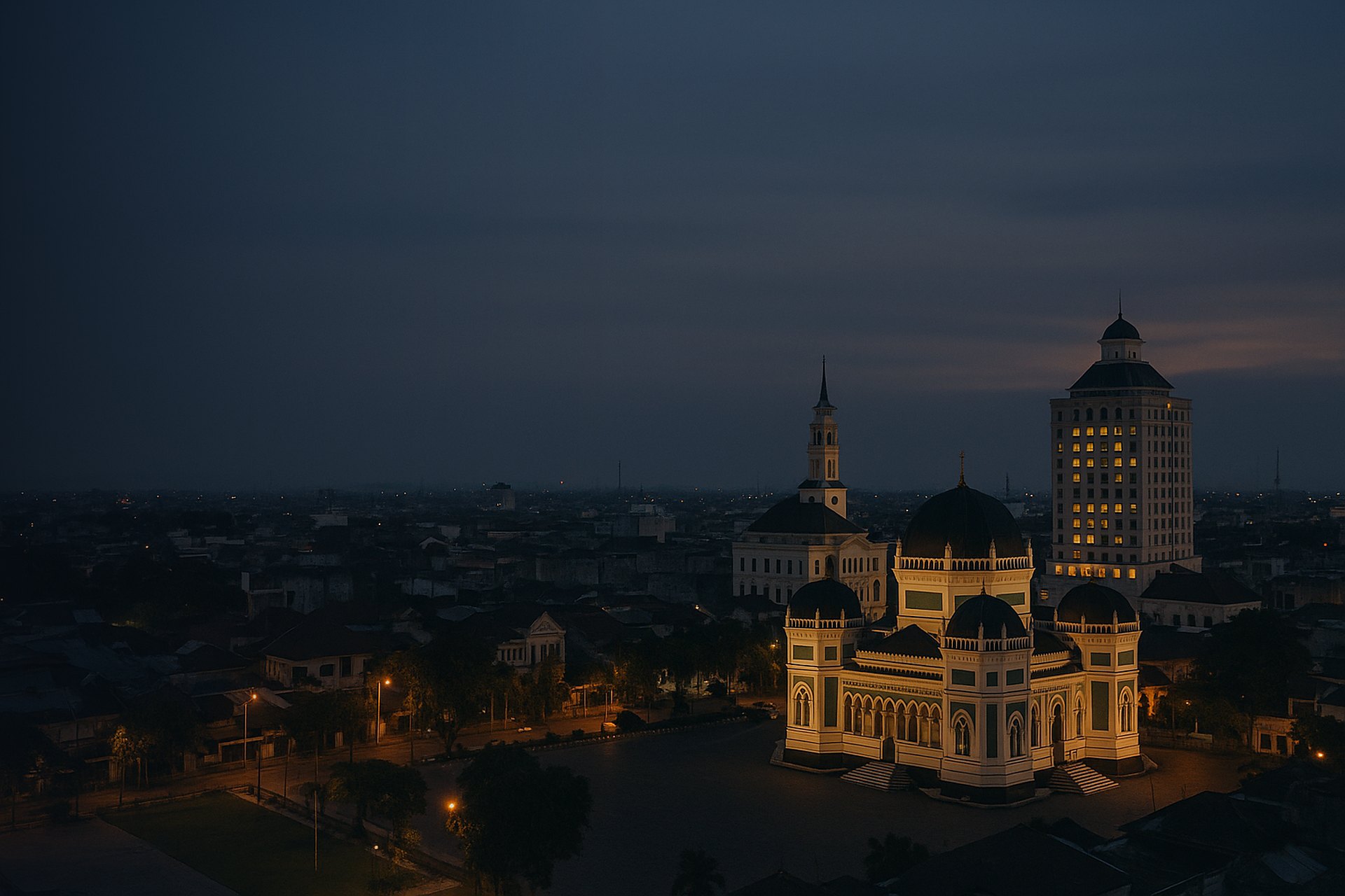 Medan skyline