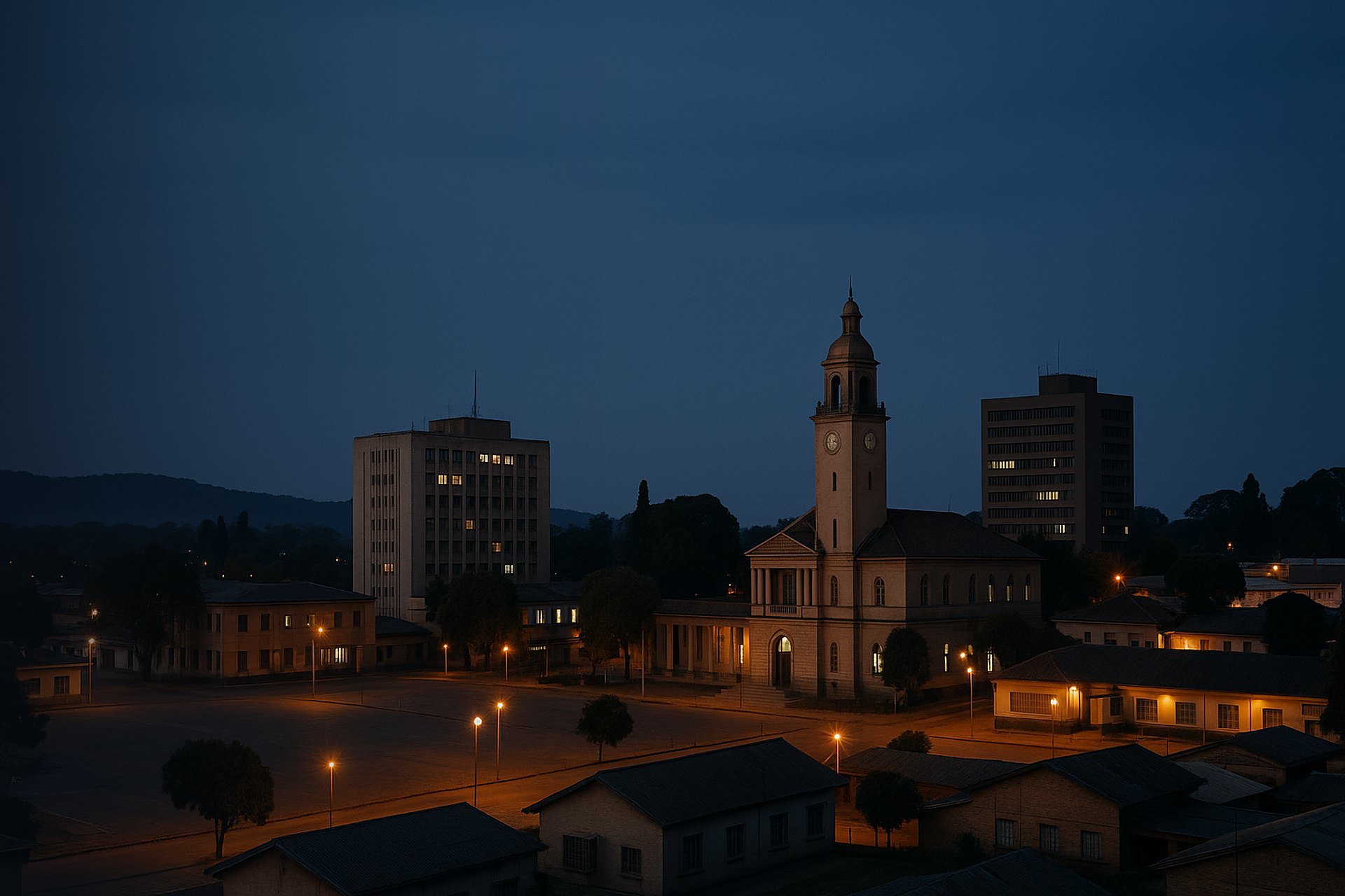 Ndola skyline