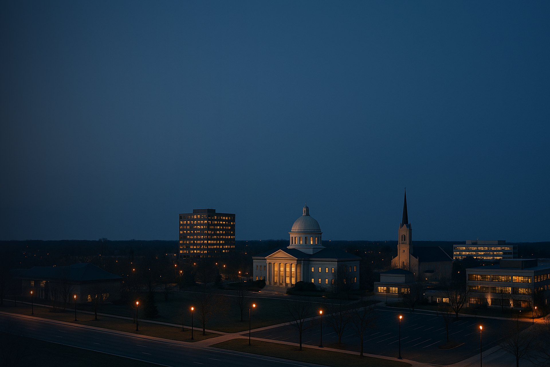 Oak Brook skyline