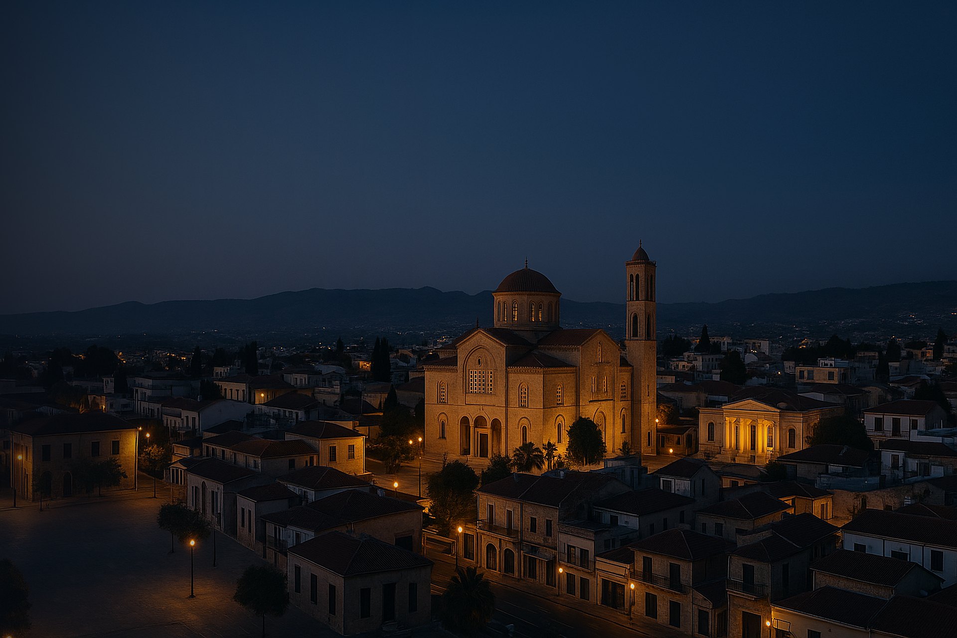 Paphos skyline