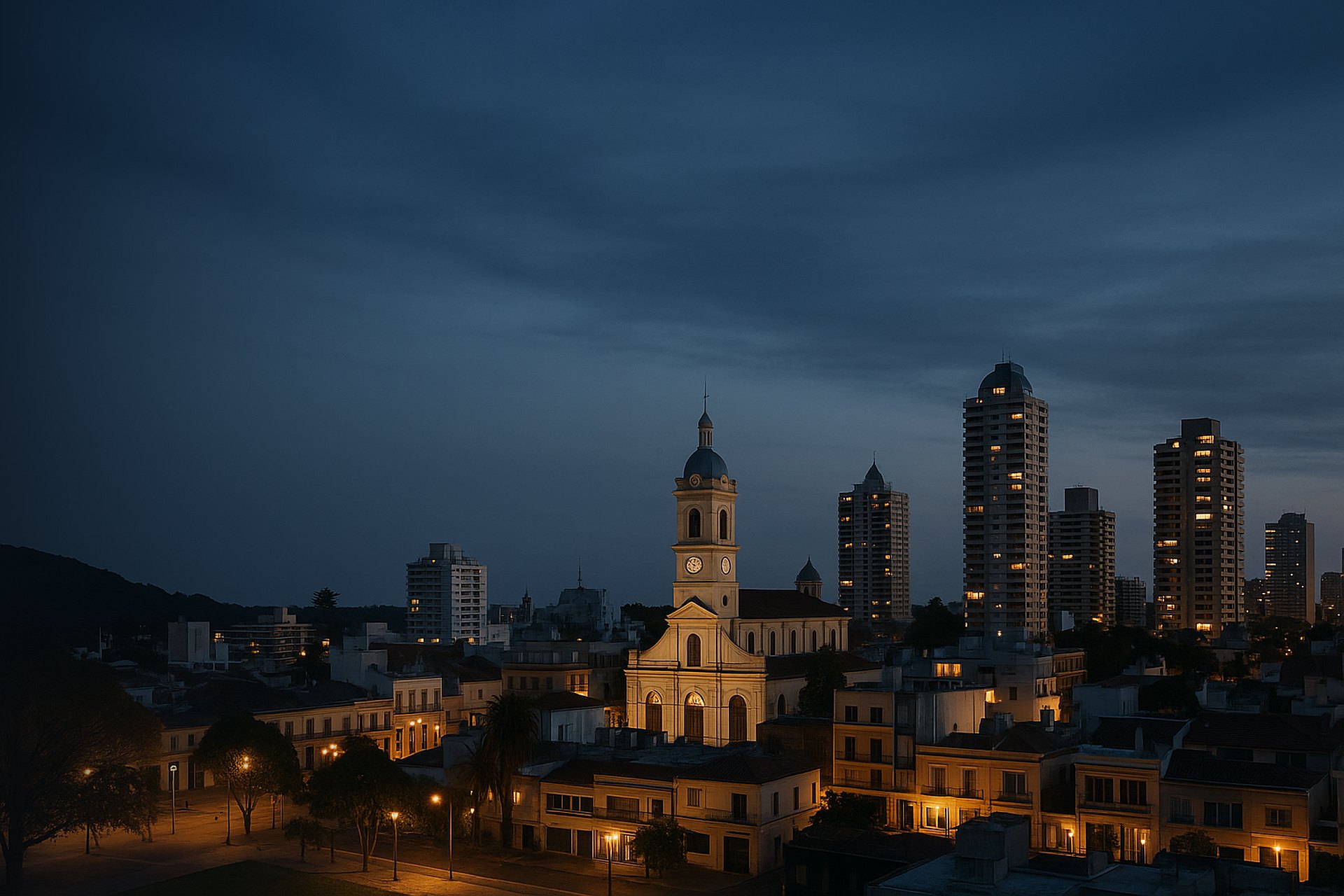 Punta del Este skyline