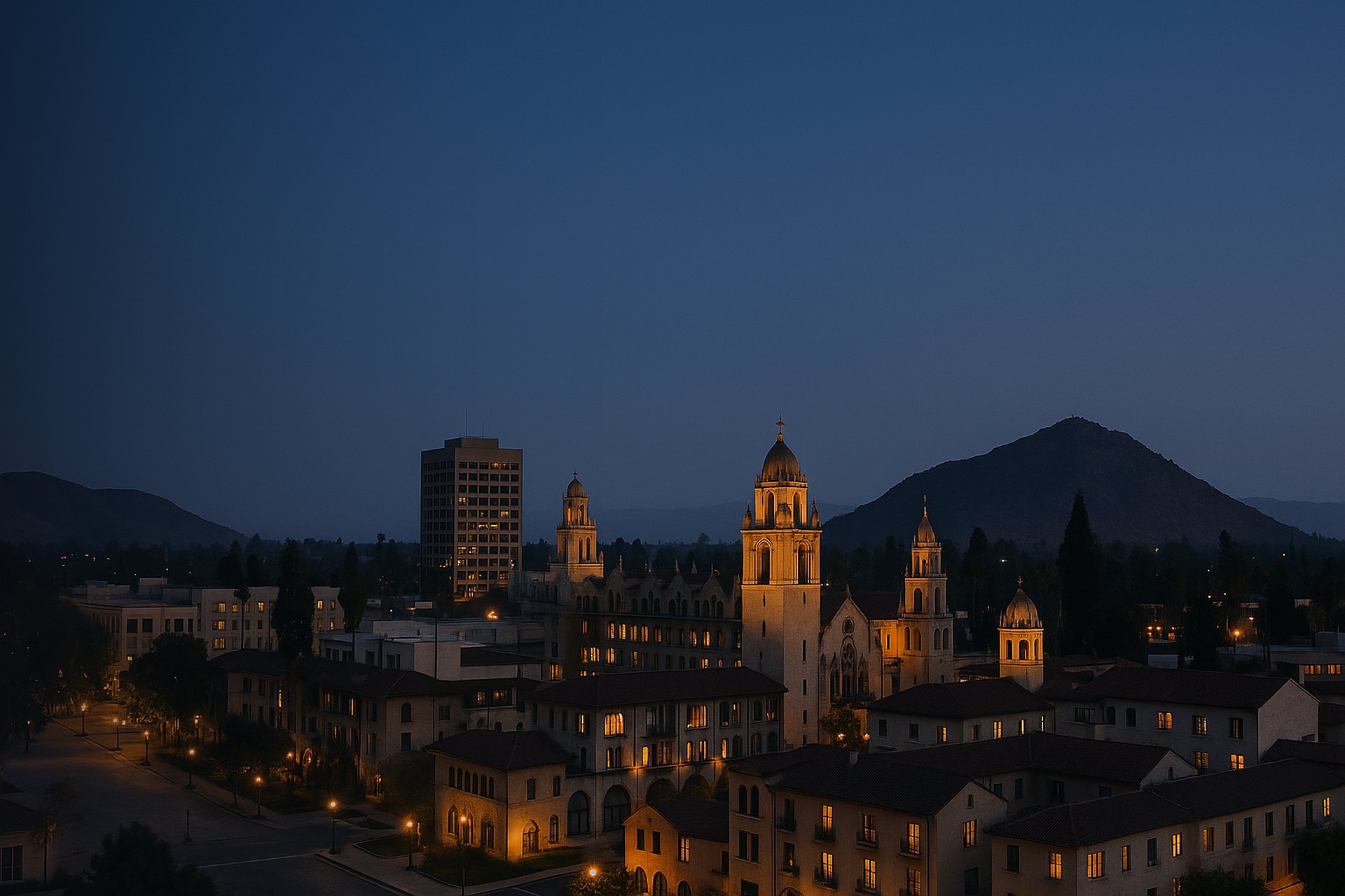 Riverside skyline