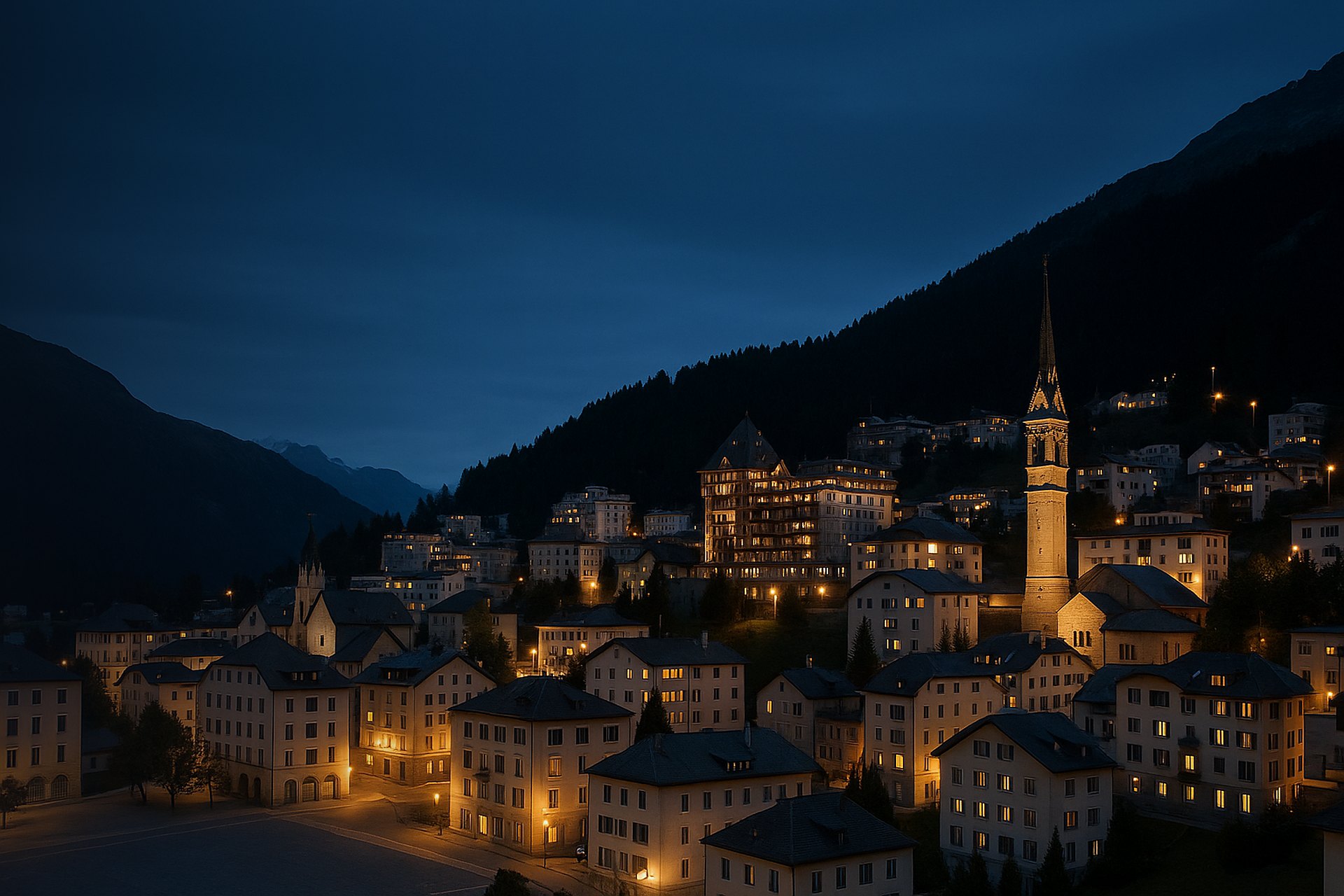 St. Moritz skyline