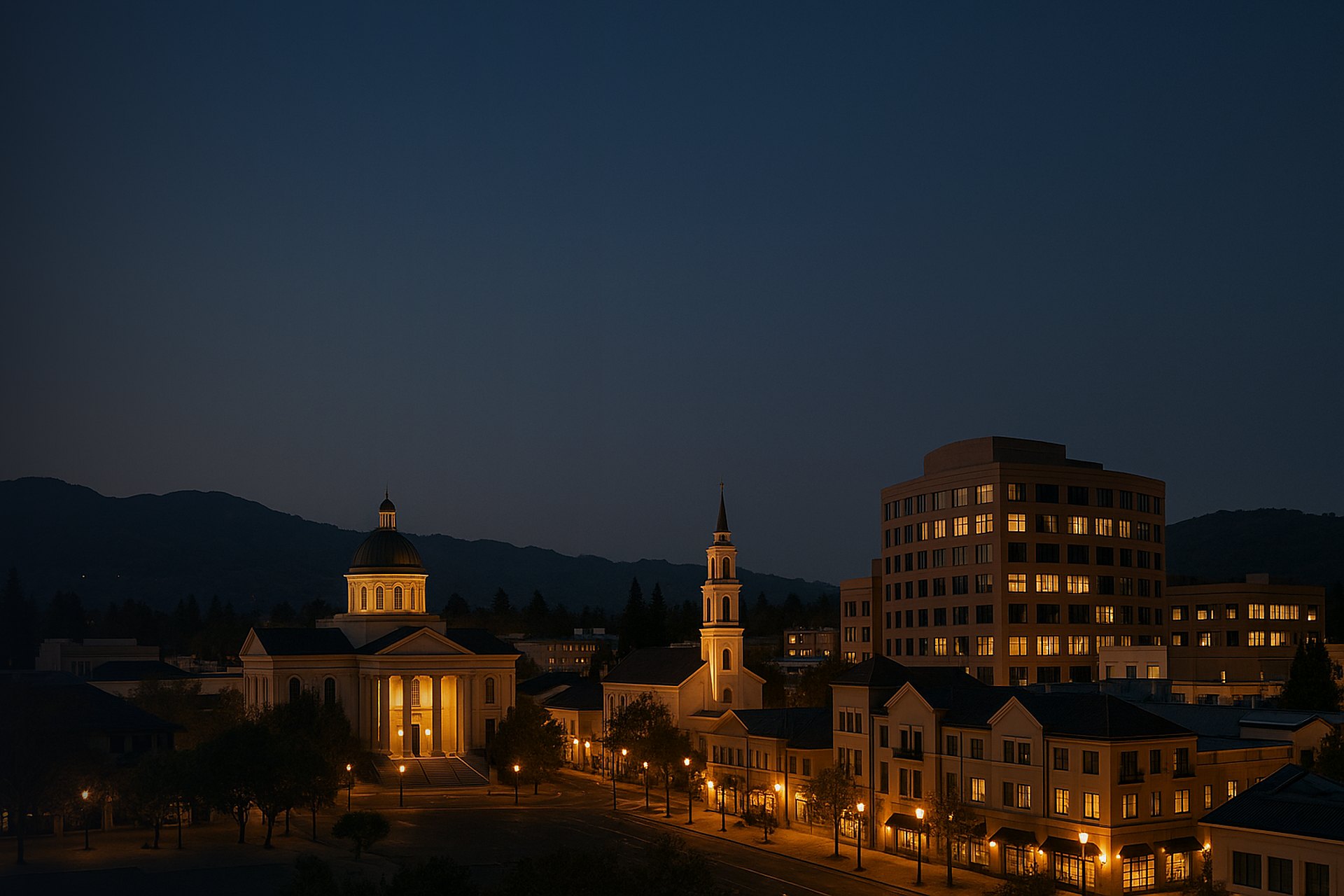 Walnut Creek skyline
