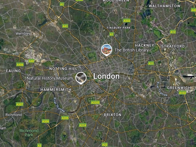 Map of London – Dance Days dance workshops for schools across the capital.