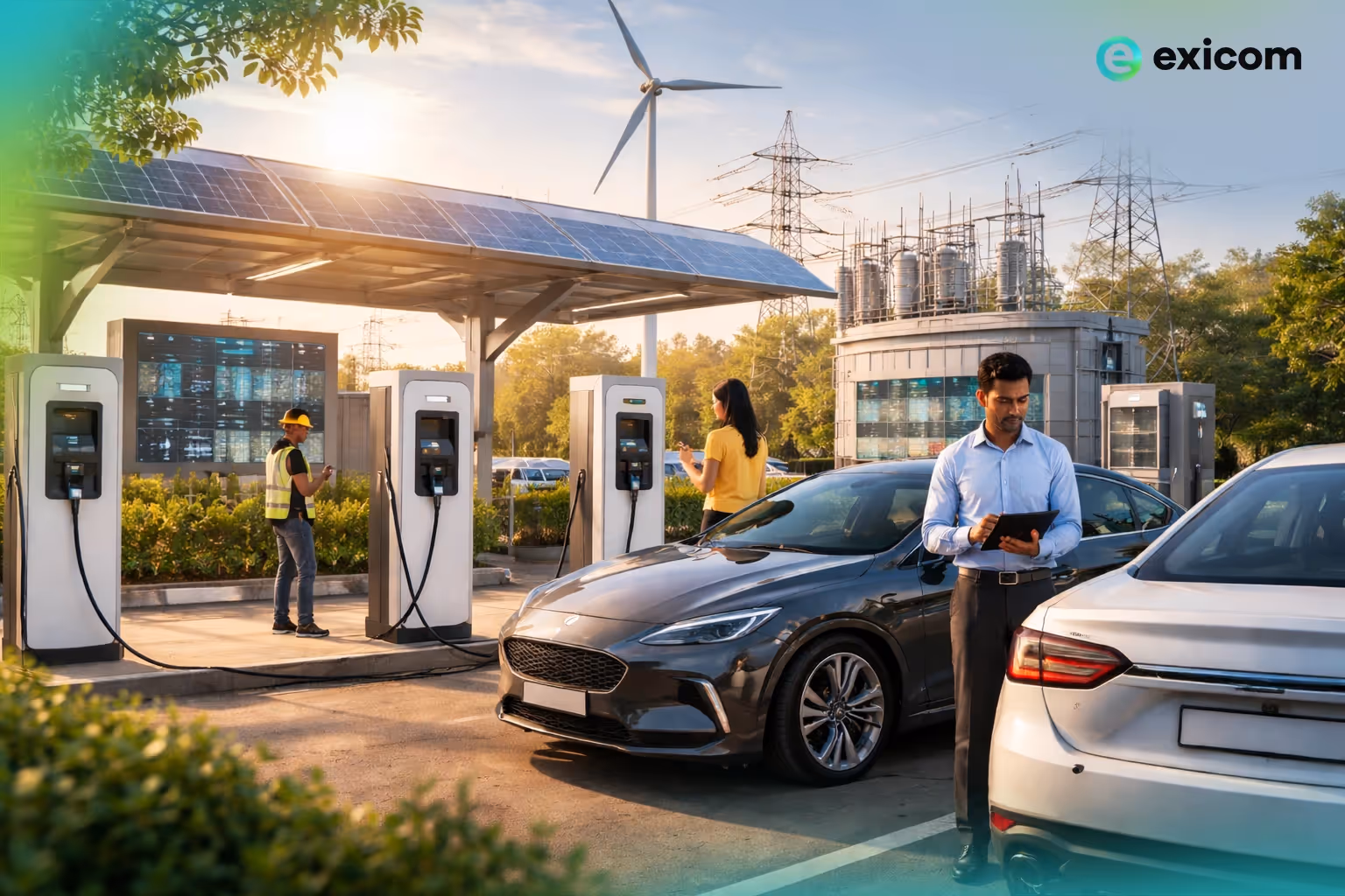 Smart Grid Integration for EV Charging: V2G & Energy Management