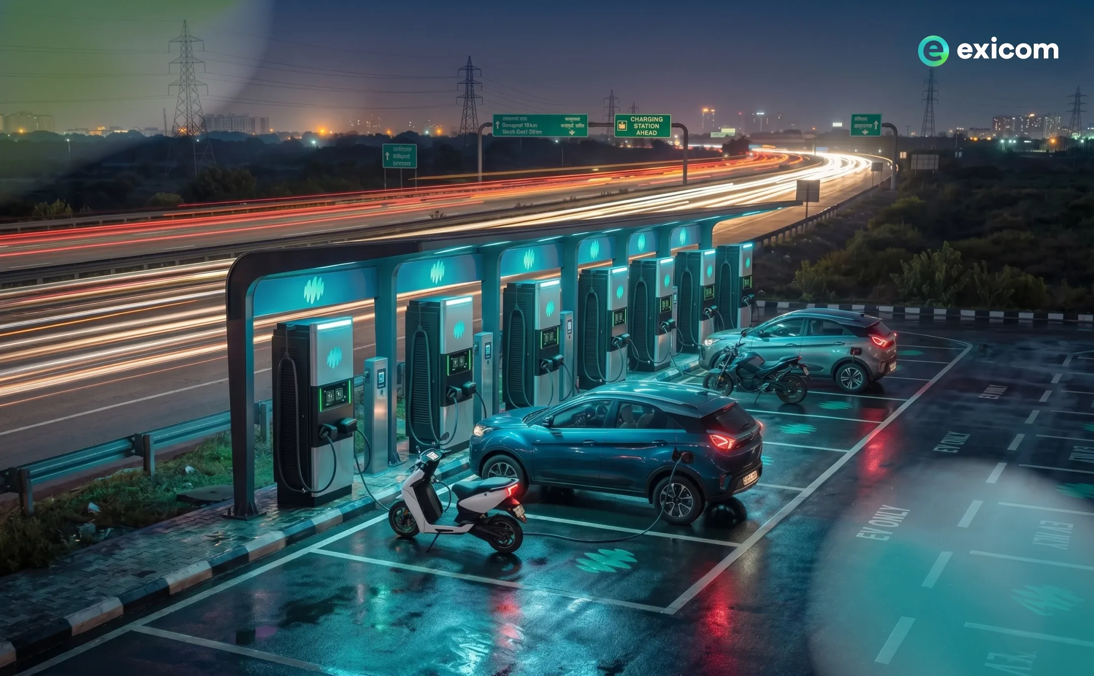 How should I get an EV charging franchise in India? 