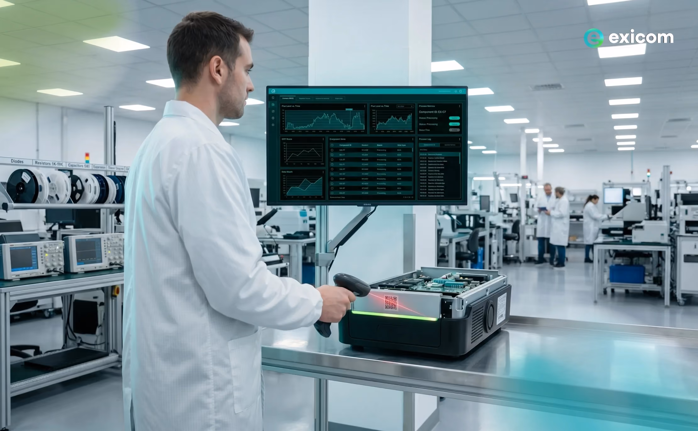 Quality Control and Traceability in manufacturing of EV chargers