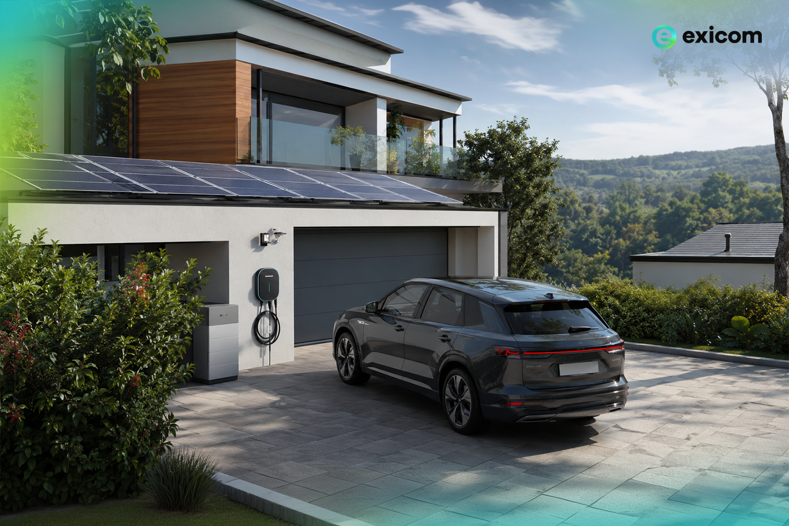 Renewable-Integrated EV Charging for Premium Homes | Exicom 