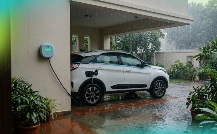Exicom- Is Your Home EV Charger Suitable for the Indian Monsoon?