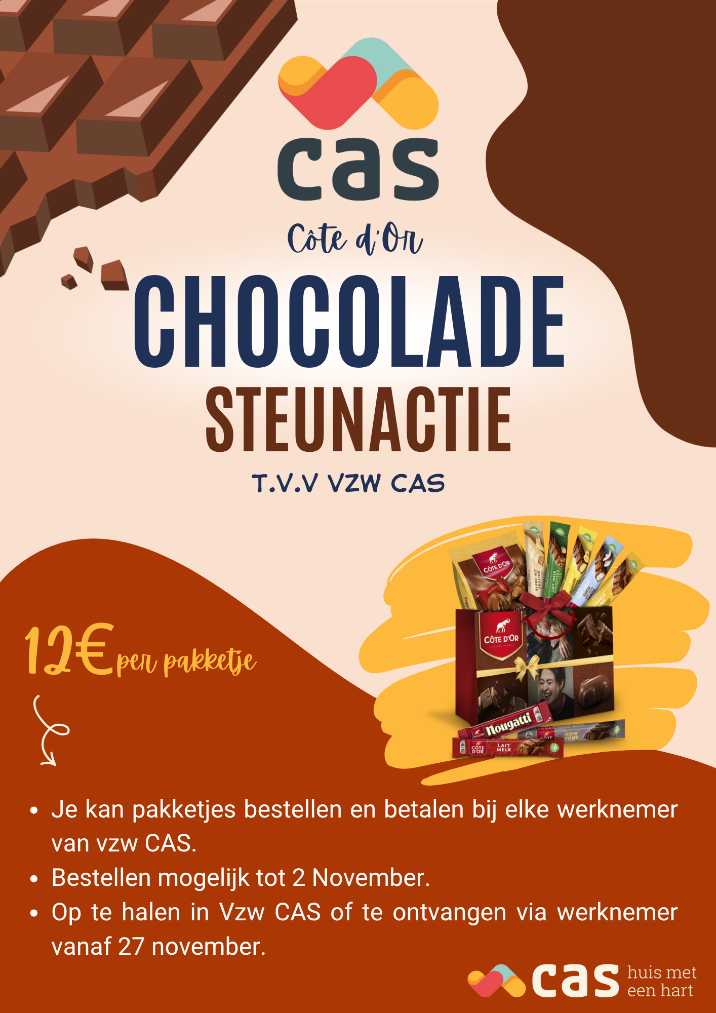 chocoladeverkoop CAS