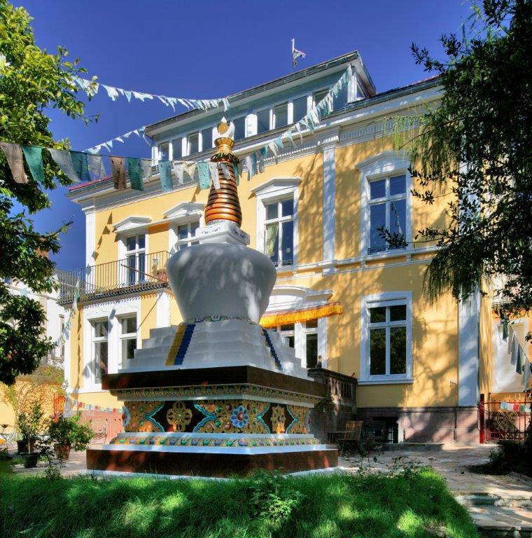 A view of Freiburg at Sunset.