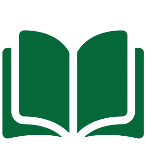Green school book icon