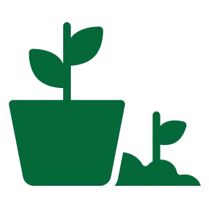 green planting icon