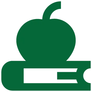 green educational icon 