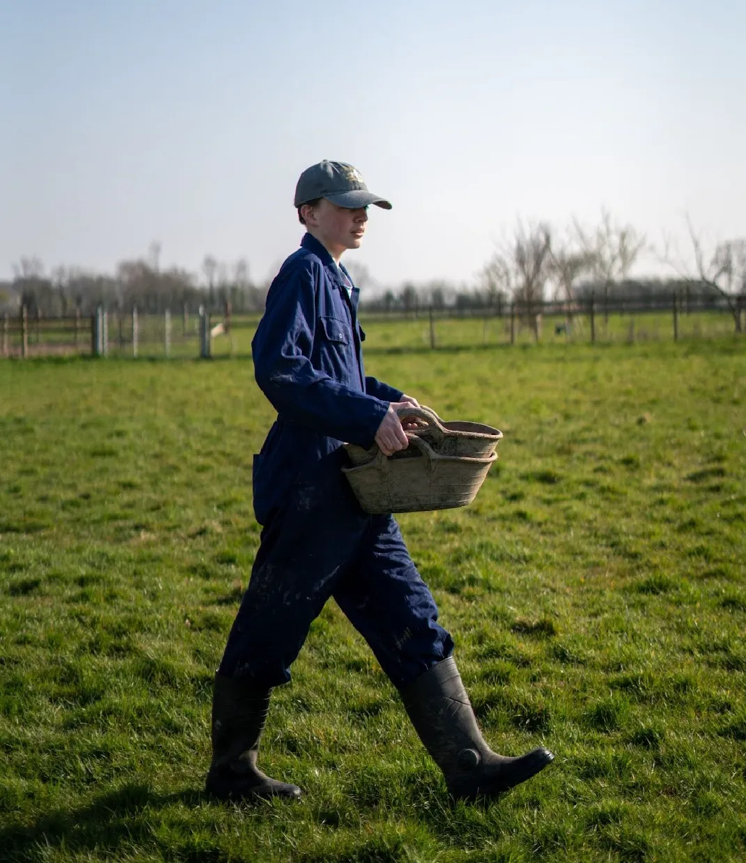 Bridge School Malvern - Young boy working on small holdings 
