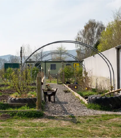 Bridge School Malvern - Small holdings outdoor space 