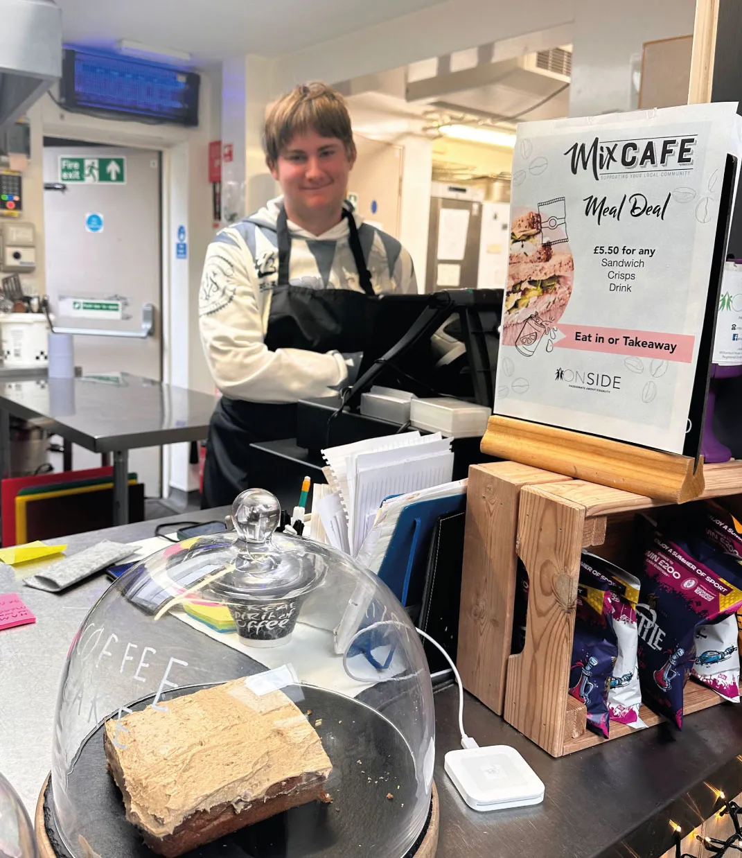 Bridge School Malvern - Student on work experience 