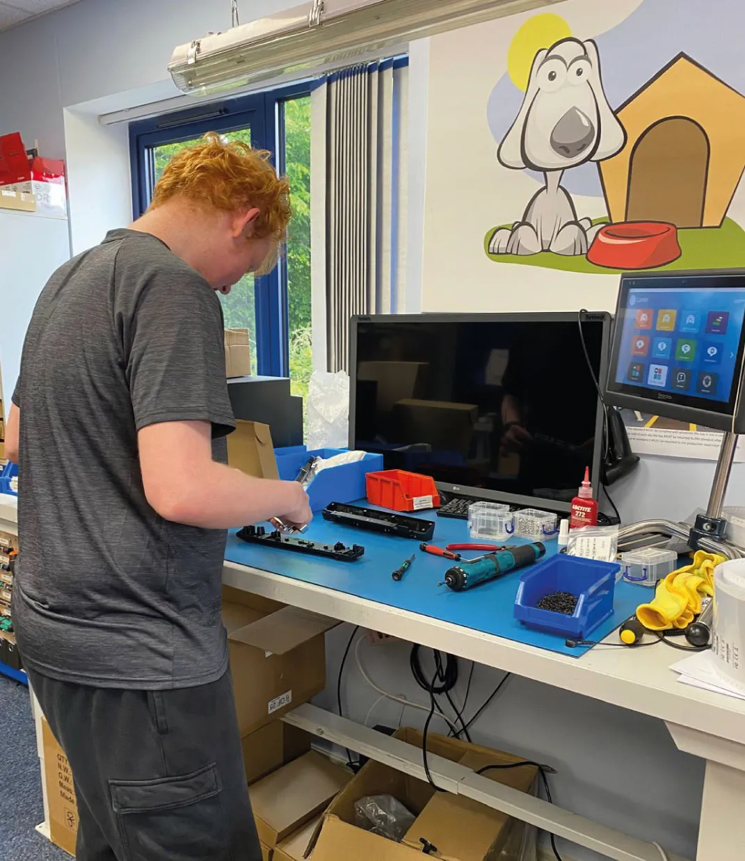 Bridge School Malvern - Student on work experience 